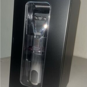 Sleek Black and Silver Shaving Kit